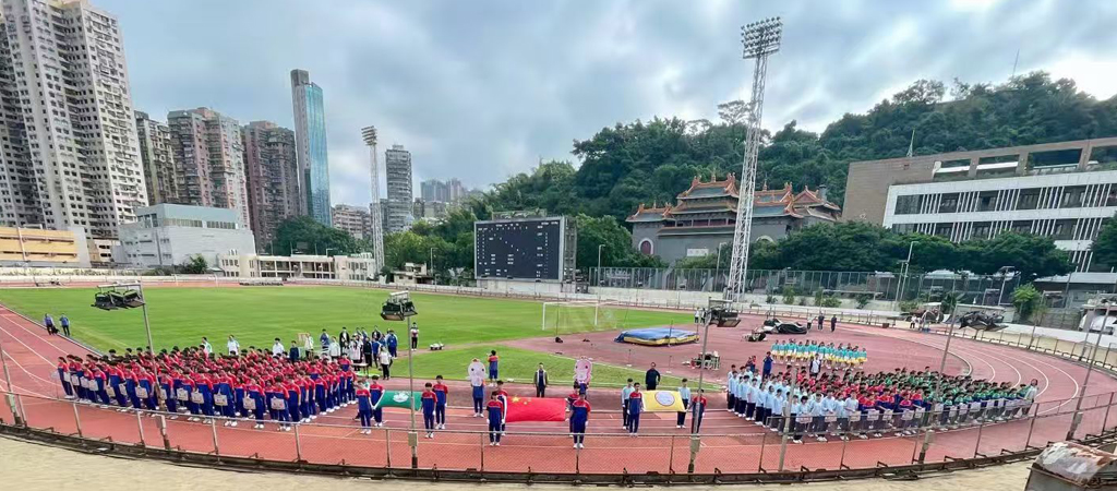 商訓青洲首度攜手 聯校運動會揭開序幕